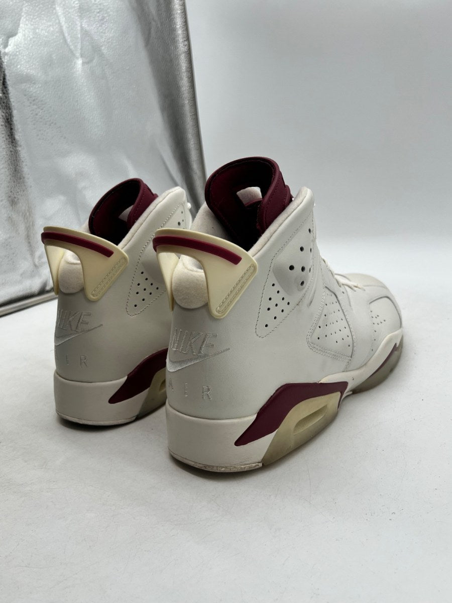Jordan 6 Retro Maroon (2015) 13 (Moderately Worn Pre-Owned)JordanOff White/New Maroon - Image 3