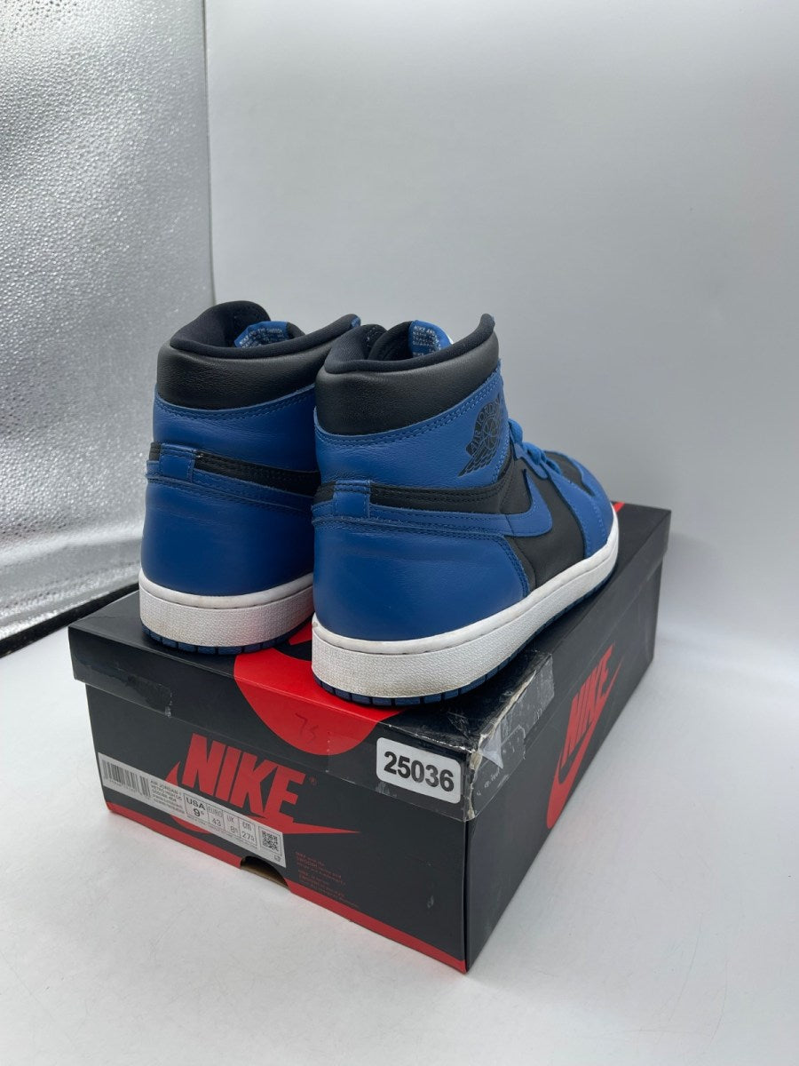 Jordan 1 Retro High OG Dark Marina Blue 9.5 (Moderately Worn Pre-Owned)JordanDark Marina Blue/Black-White - Image 5