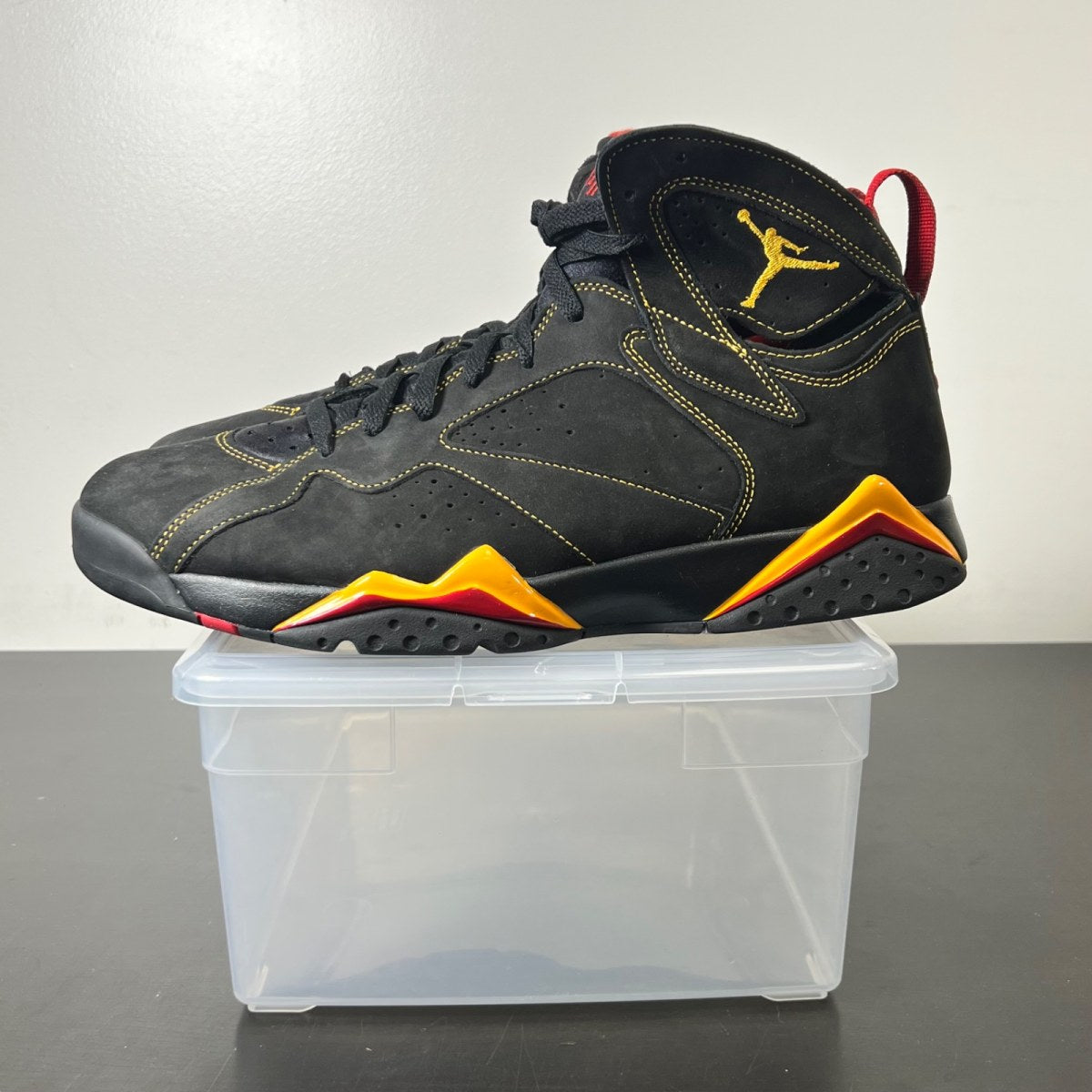 Jordan 7 Retro Citrus (2022) 14 (New Pre-Owned)JordanBlack/Citrus-Varsity Red - Image 3