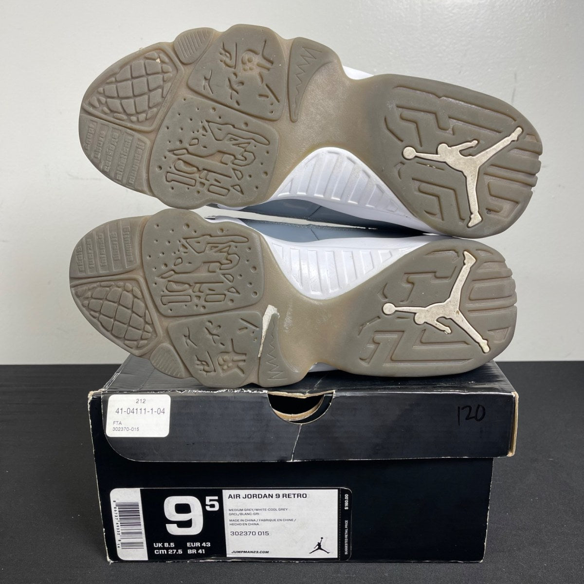 Jordan 9 Retro Cool Grey (2012) (Size 9.5) - Image 5
