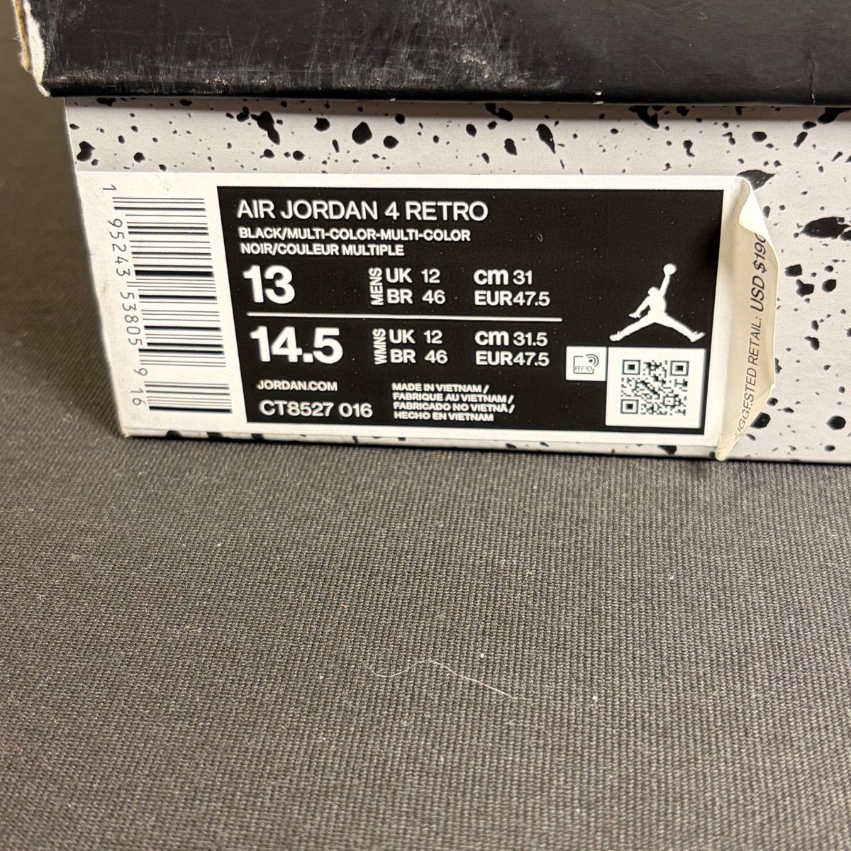 Jordan 4 Retro Red Thunder (Size 13) - aux