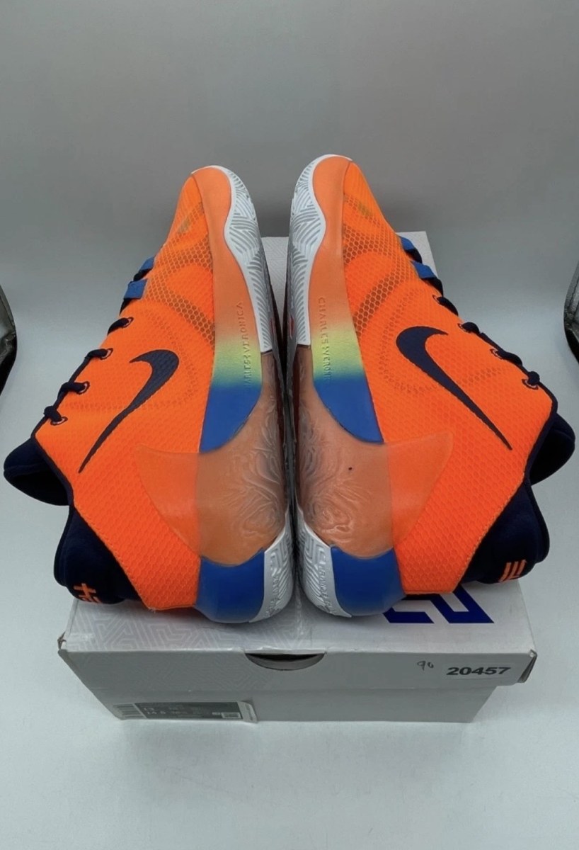 Nike Zoom Freak 1 Antetokounbros 13 (Lightly Worn Pre-Owned)NikeTotal Orange/Midnight Navy-White-Photo Blue - Image 8