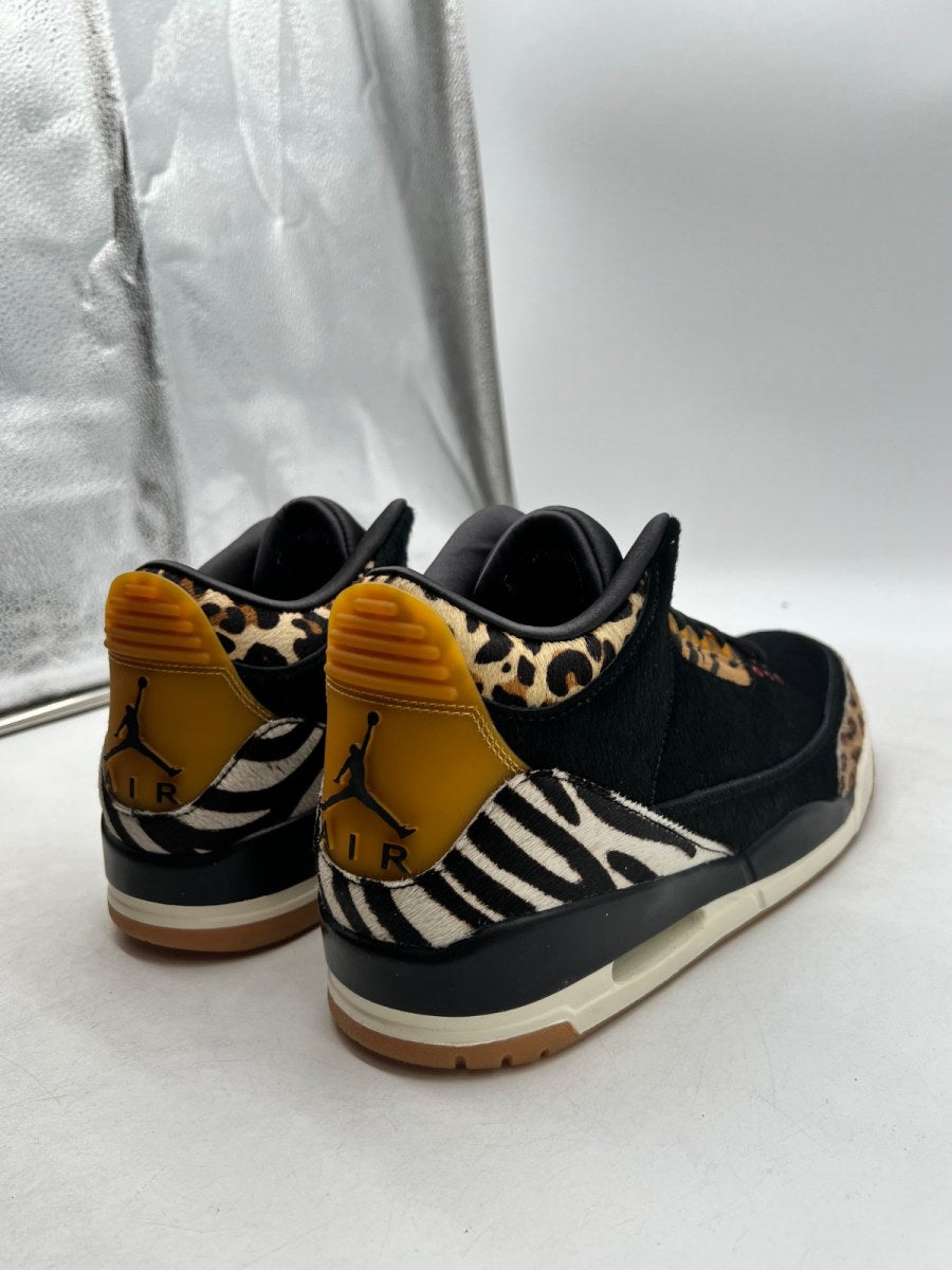 Jordan 3 Retro SE Animal Instinct 14 (Lightly Worn Pre-Owned)JordanBlack/Sail/Gum Light Brown/Multi-Color - Image 3
