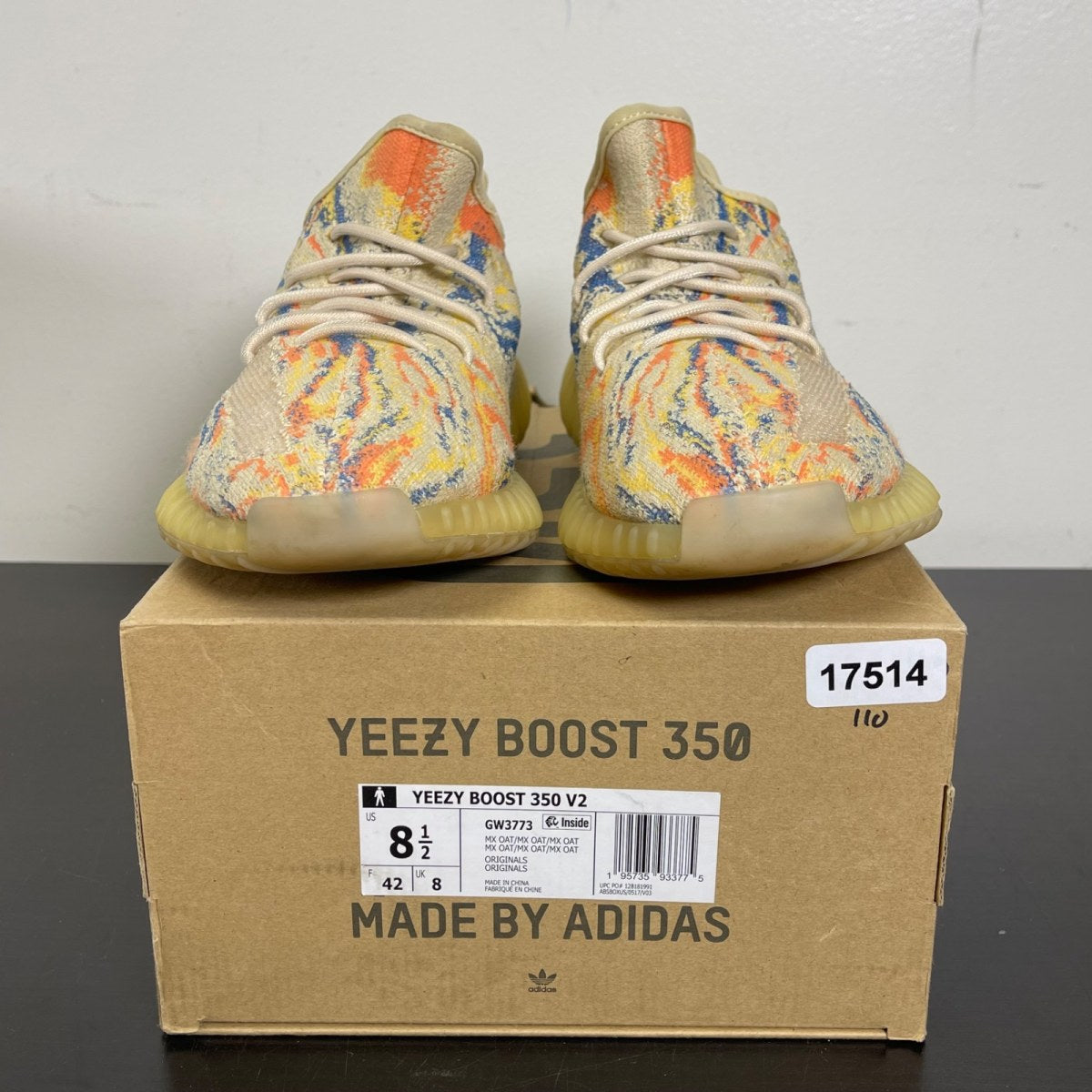 adidas Yeezy Boost 350 V2 MX Oat 8.5 (Moderately Worn Pre-Owned)adidasMX Oat/MX Oat/MX Oat - Image 2