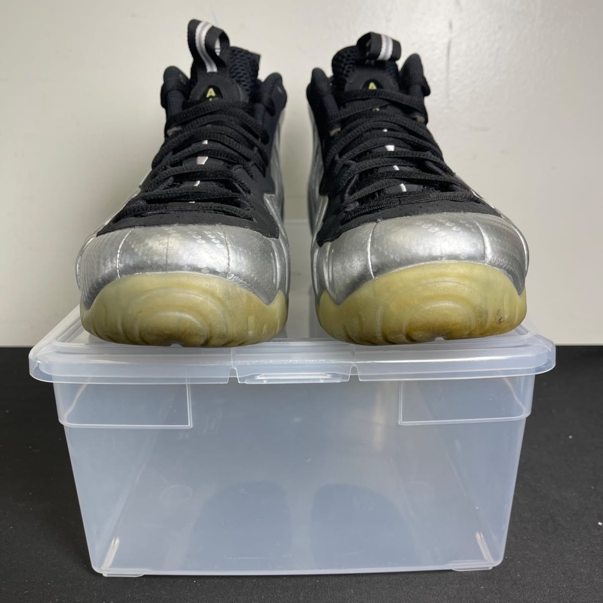 Nike Air Foamposite Pro Silver Surfer (Size 11.5) - aux