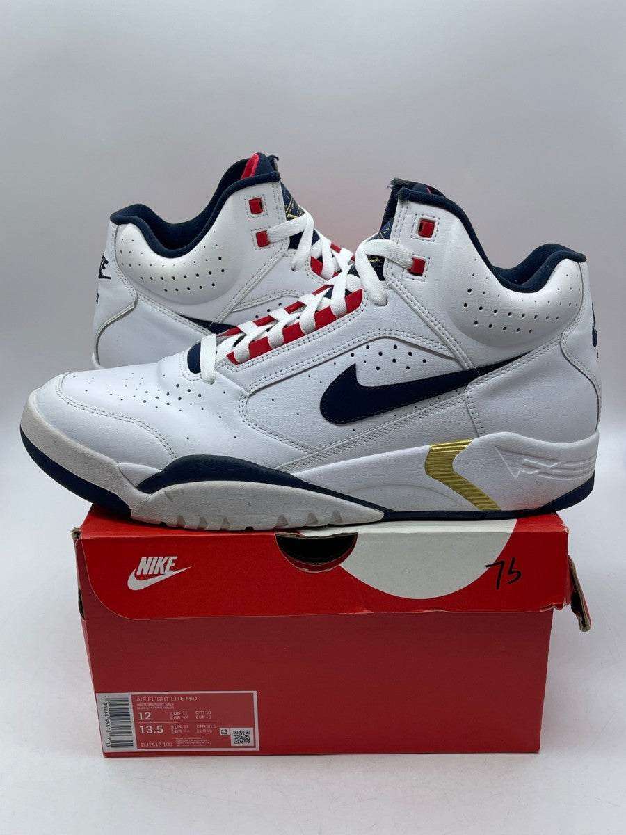 Nike Air Flight Lite II Mid Olympic 12 (Moderately Worn Pre-Owned) - Image 1