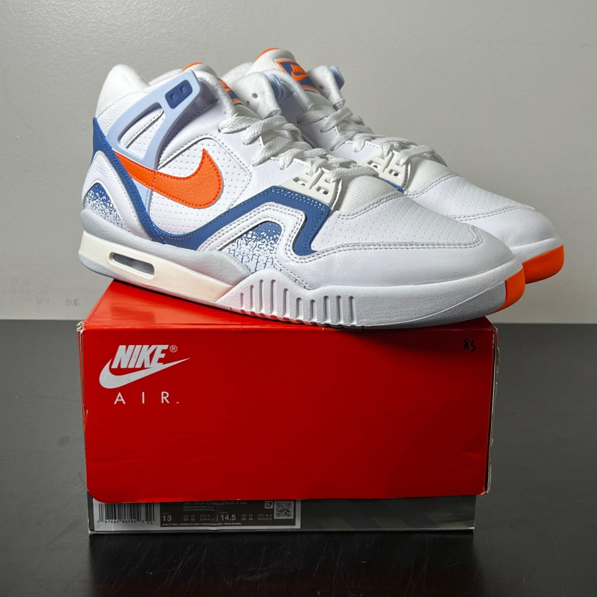 Nike Air Tech Challenge II Stone Blue (2025) 13 (Lightly Worn Pre-Owned)NikeSail/Tart-Stone Blue-Football Grey-Pure Platinum-Coconut Milk - Image 1
