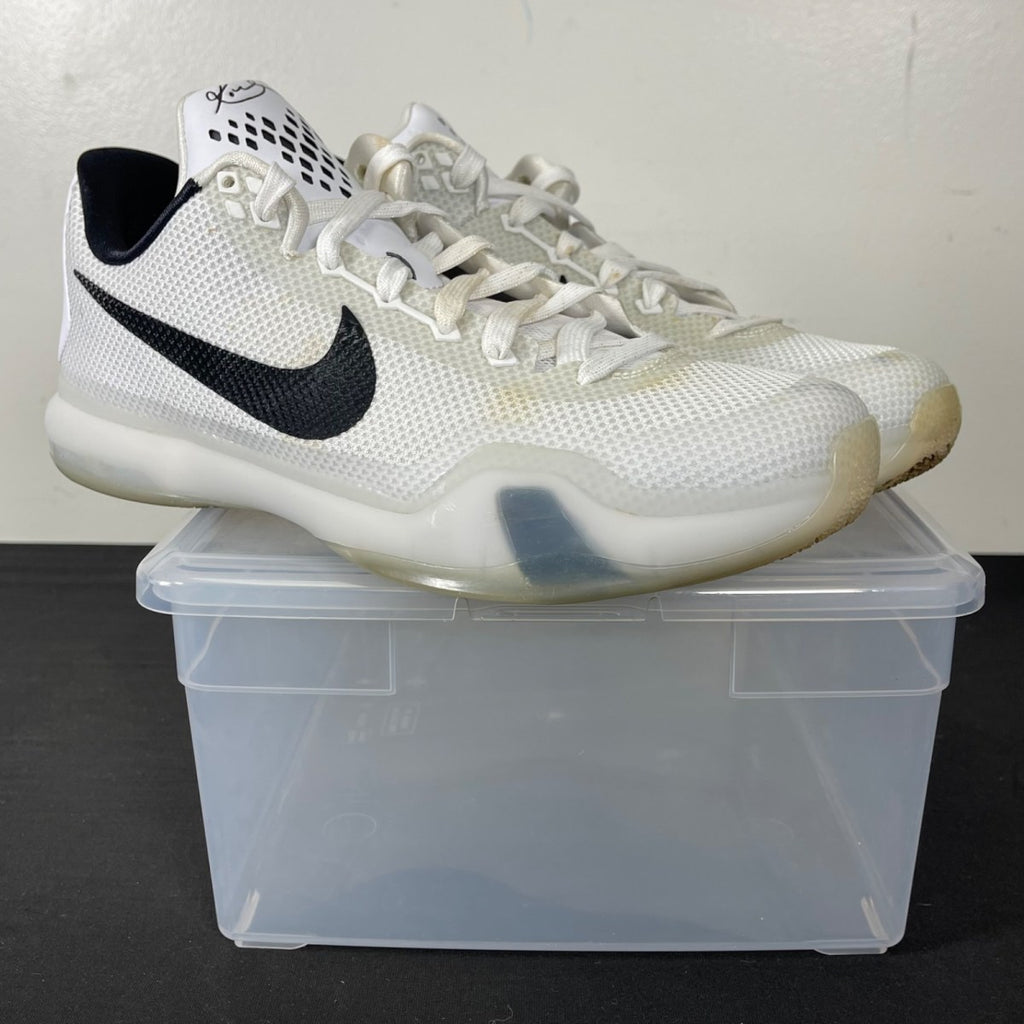 Nike Kobe 10 Fundamentals 10 (Moderately Worn Pre-Owned)NikeWhite/Black-Wolf Grey - Image 1
