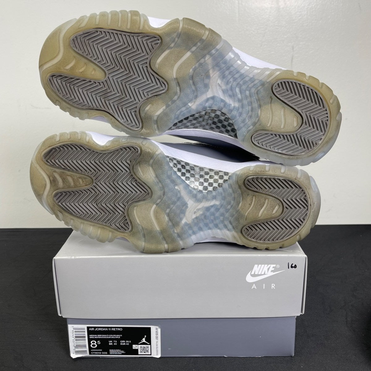 Jordan 11 Retro Cool Grey (2021) 8.5 (Moderately Worn Pre-Owned)JordanMedium Grey/Multi-Color/Multi-Color - Image 5