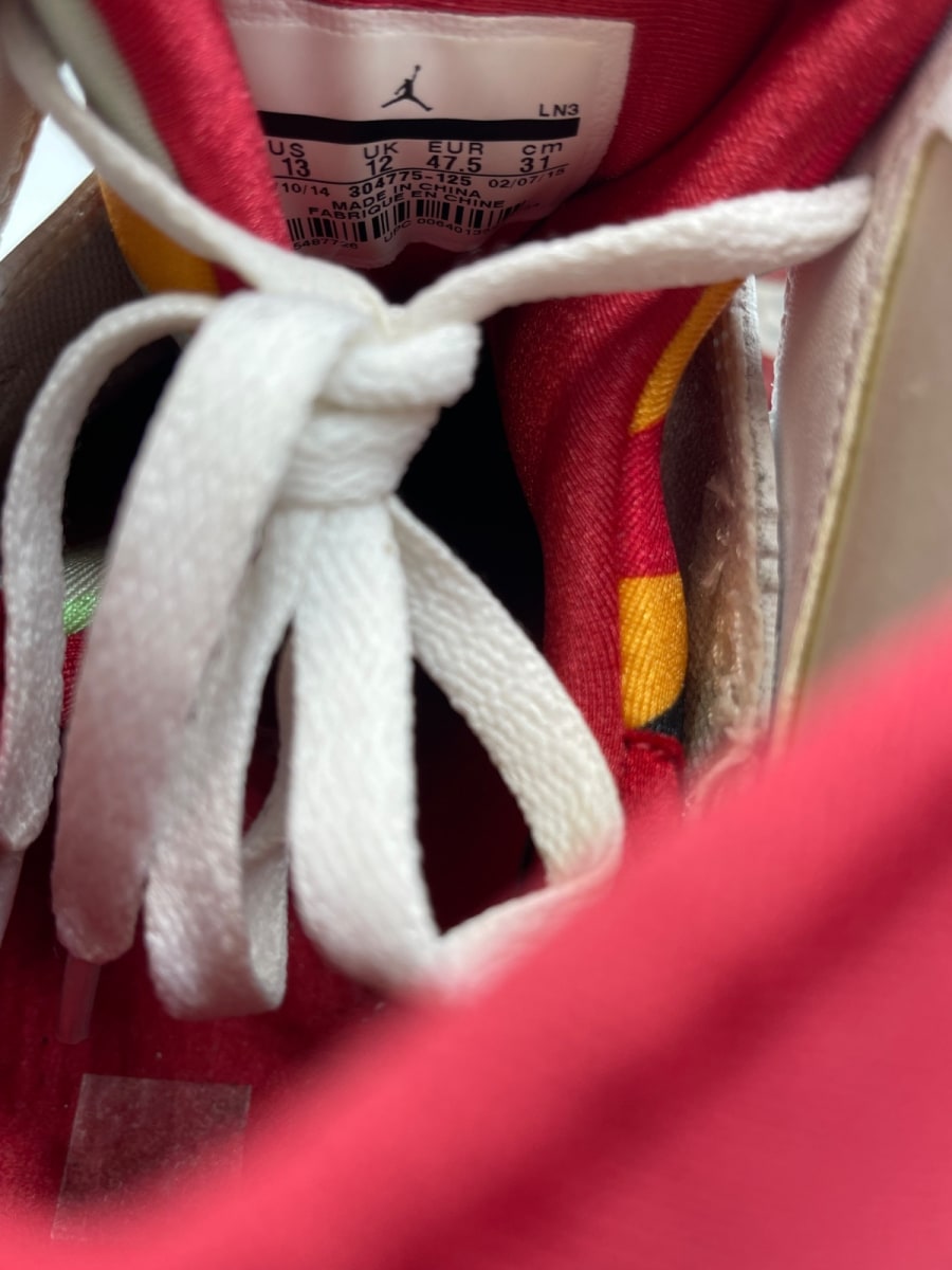 Jordan 7 Retro Hare (2015) 13 (Moderately Worn Pre-Owned) - Image 8