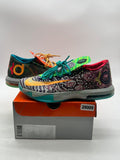 Nike KD 6 What the KD 8 (Lightly Worn Pre-Owned)NikeHoop Purple/Urgent Orange-Shark - Image 1