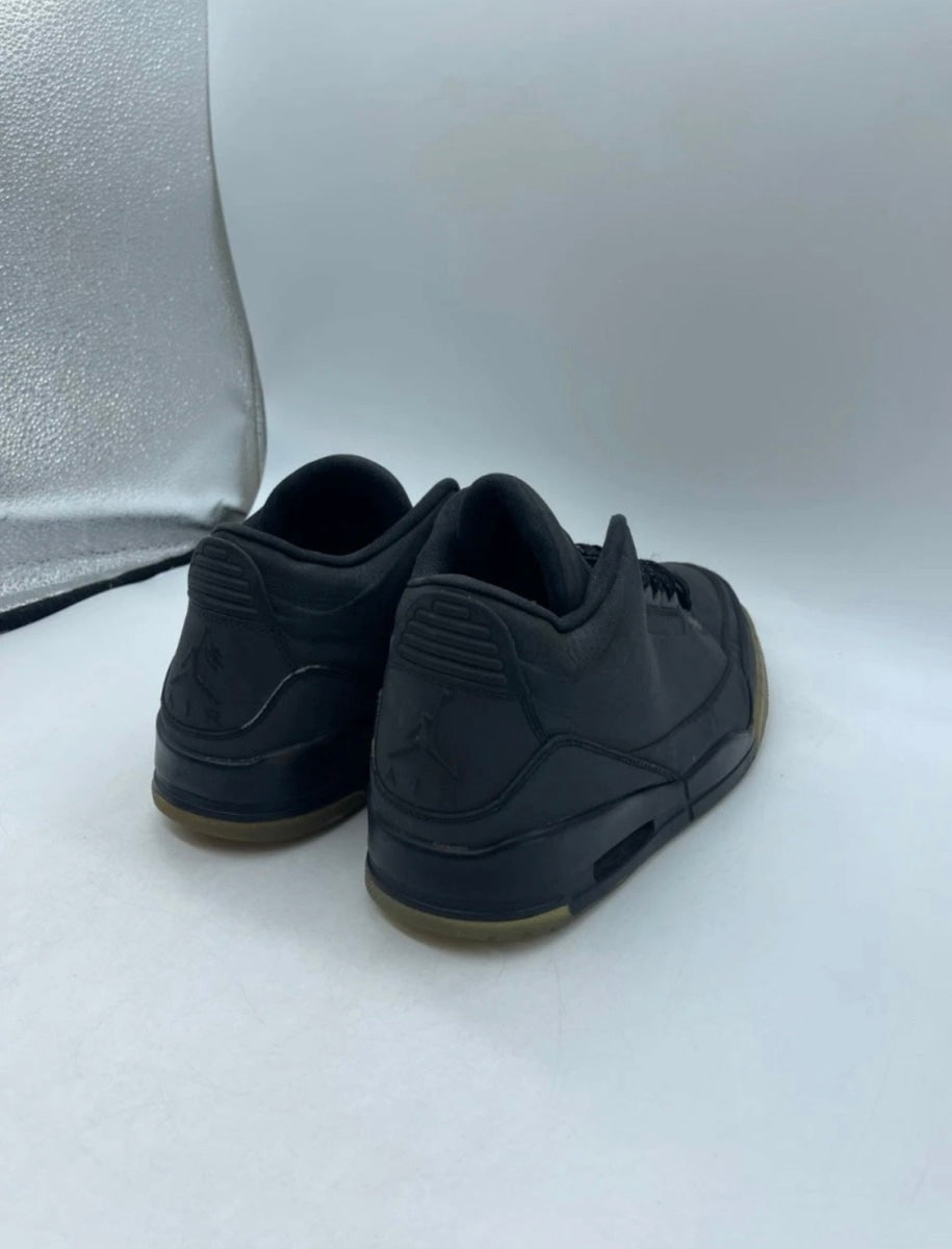 Jordan 3 Retro 5Lab3 Black 8 (Heavily Worn Pre-Owned)JordanBlack/Black-Clear - Image 3