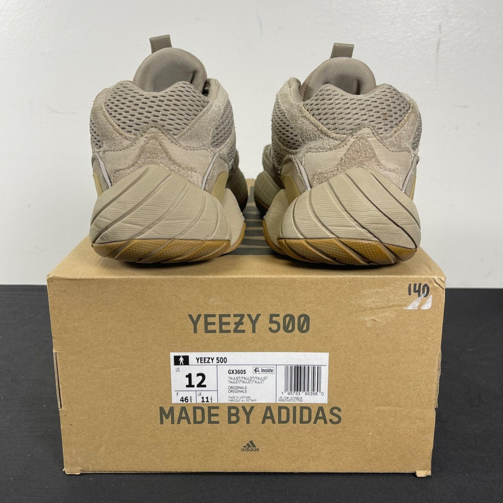 adidas Yeezy 500 Taupe Light 12 (Moderately Worn Pre-Owned)adidasTaupe Light/Taupe Light/Taupe Light - Image 4