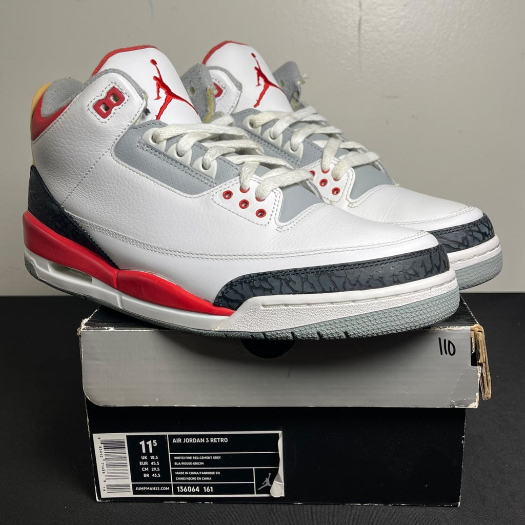Jordan 3 Retro Fire Red (2007) (Size 11.5) - Image 1