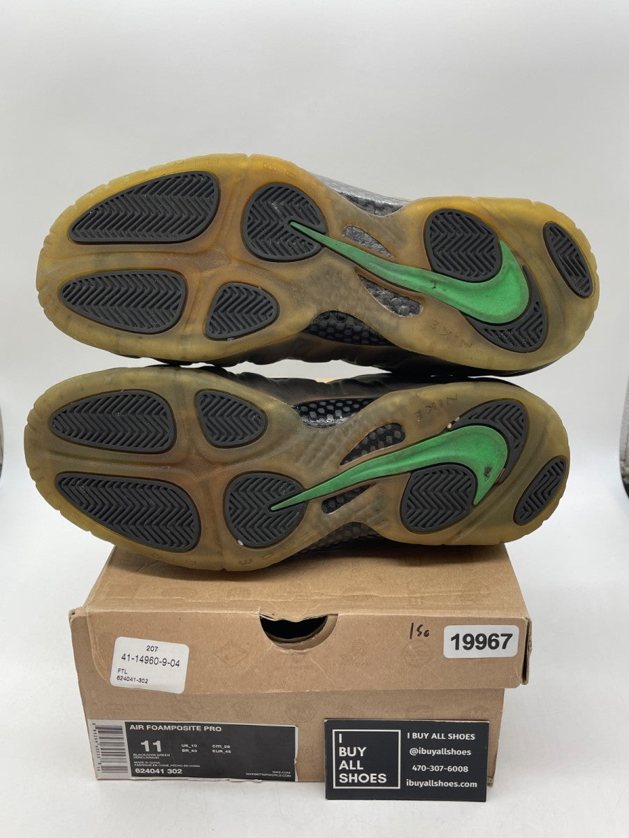 Nike Air Foamposite Pro Gym Green 11 (Moderately Worn Pre-Owned) - Image 7