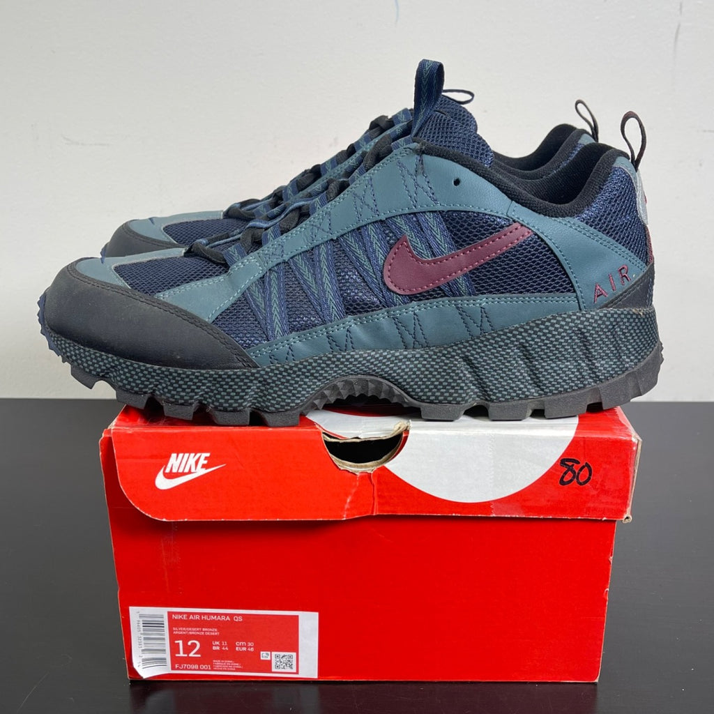 Nike Air Humara QS Black Metallic Silver 12 (Moderately Worn Pre-Owned)NikeBlack/Metallic Silver-Metallic Silver - Image 4