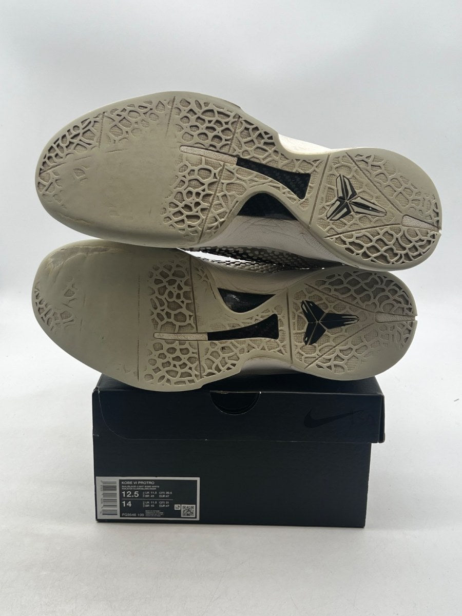 Nike Kobe 6 Protro Sail All-Star 12.5 (Moderately Worn Pre-Owned)NikeSail/Black/Light Bone/White/Platinum Violet - Image 8