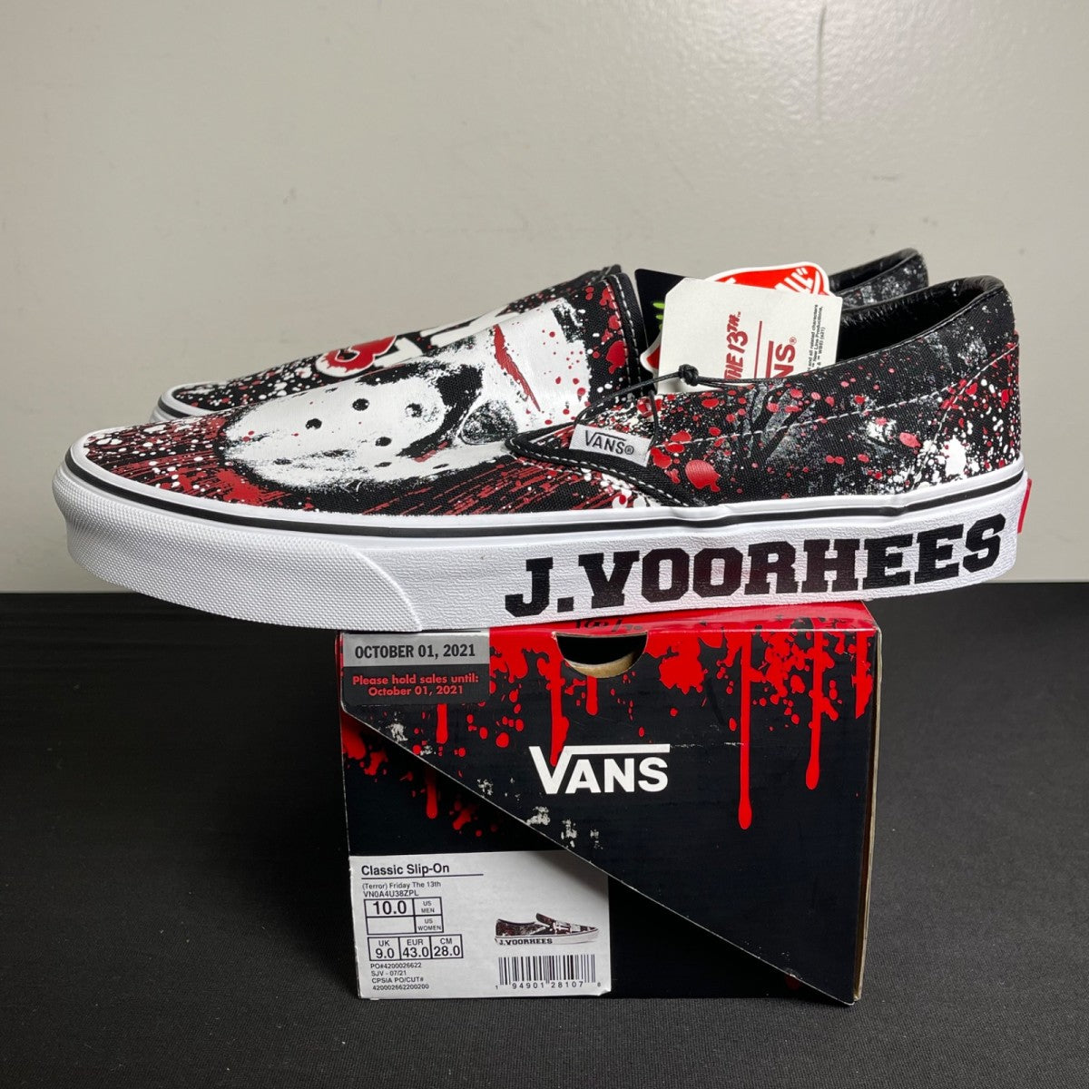 Vans Classic Slip-On Horror Pack Friday the 13th Jason Voorhees (Size 10) - Image 3