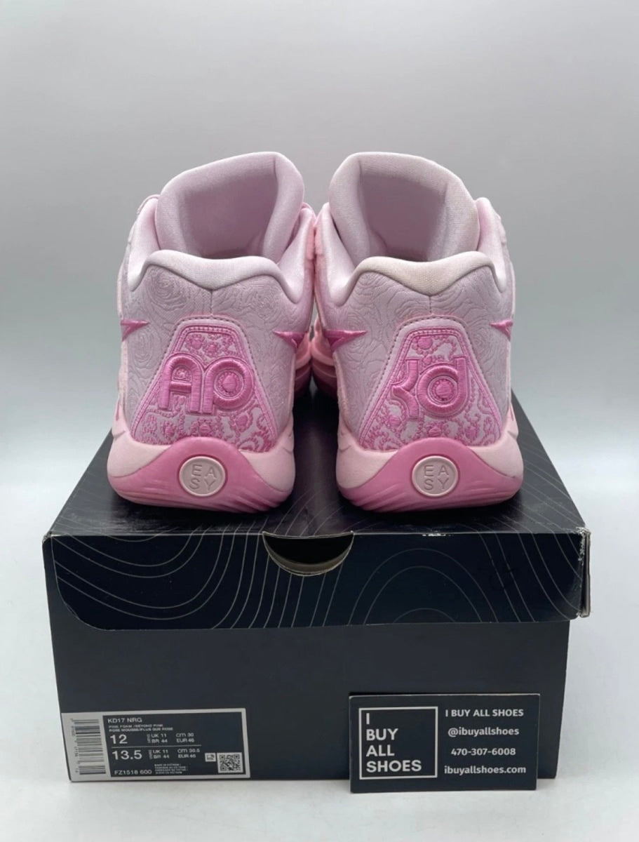 Nike KD 17 NRG Aunt Pearl 12 (Moderately Worn Pre-Owned)NikePink Foam/Beyond Pink - Image 5