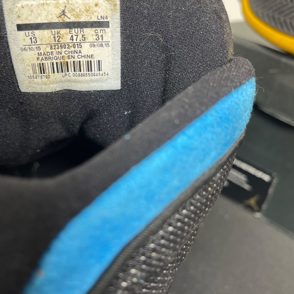 Jordan 13 Retro Chris Paul Away 13 (Moderately Worn Pre-Owned)JordanBlack/Sunstone-Orion Blue - Image 6