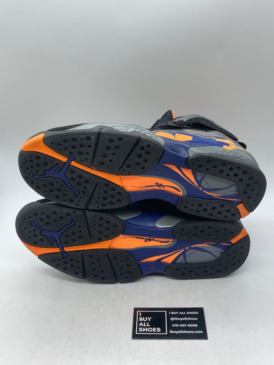 Jordan 8 Retro Phoenix Suns 12 (Heavily Worn Pre-Owned) - Image 7