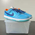 Nike Dunk Low SE Baltic Blue Total Orange 10 (VNDS Pre-Owned)NikeBaltic Blue/Deep Royal Blue/Total Orange/White - Image 1