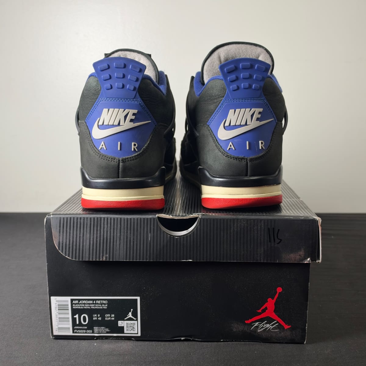 Jordan 4 Retro Rare Air (Gold Lettering) (Size 10) - aux