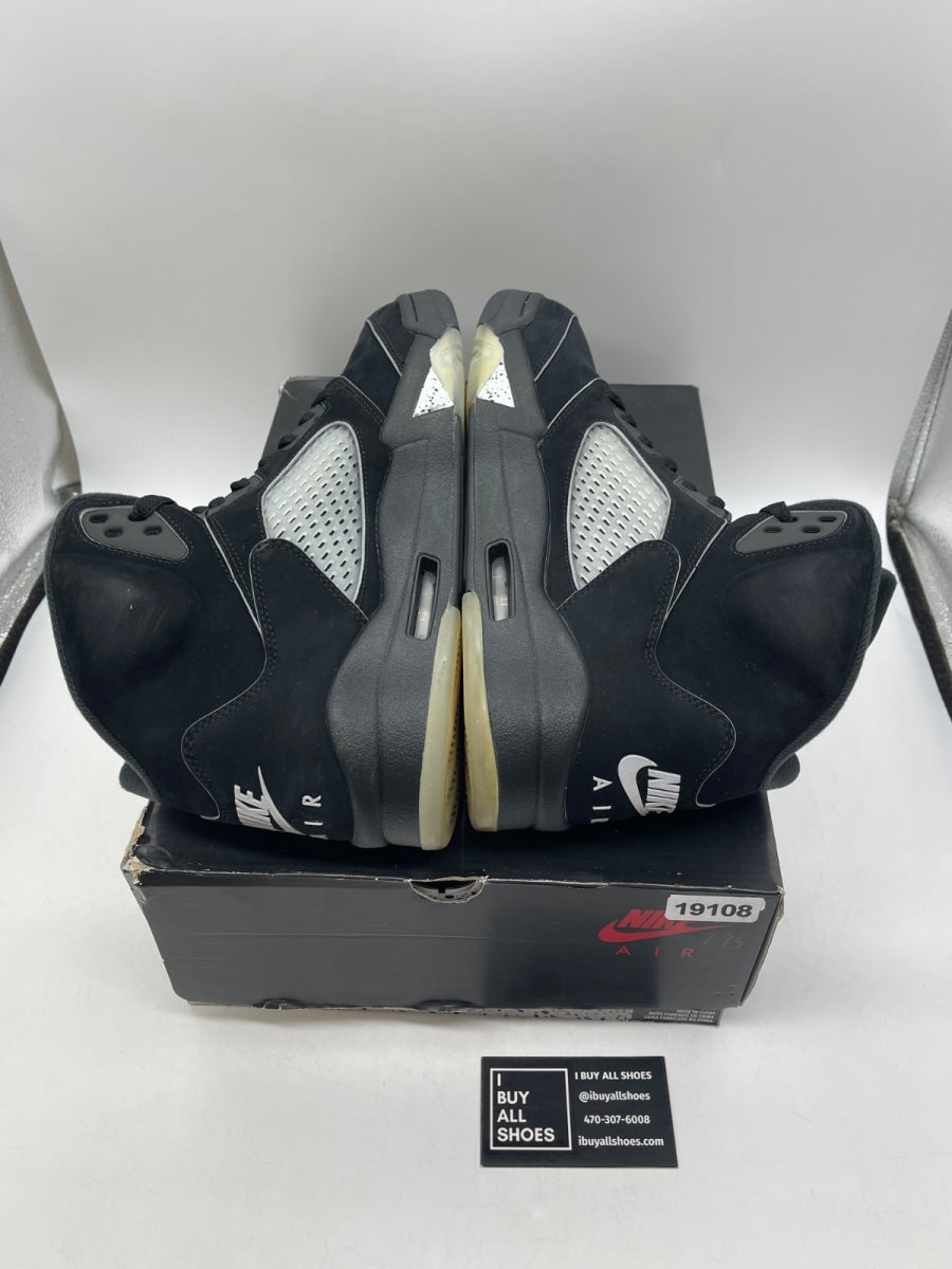 Jordan 5 Retro OG Black Metallic Reimagined 12 (Moderately Worn Pre-Owned) - Image 6