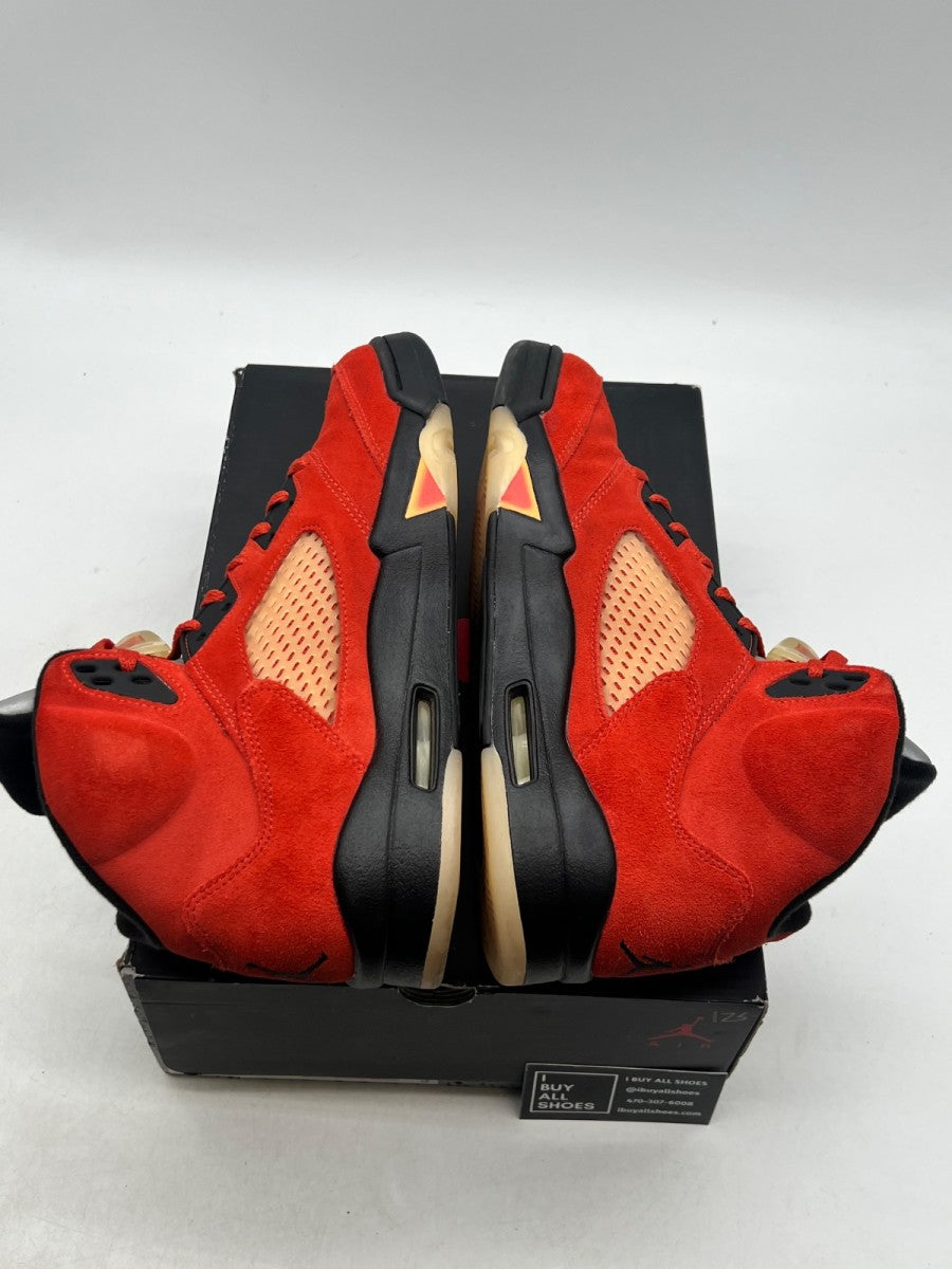 Jordan 5 Retro Dunk on Mars (Women's) 11.5W (Lightly Worn Pre-Owned) - Image 7