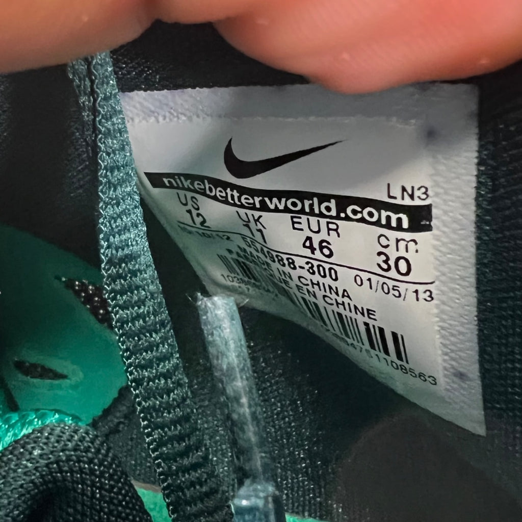 Nike KD 5 Hulk 12 (New Pre-Owned)NikeAtomic Teal / Volt / Dark Atomic Teal / Fiberglass / Gamma Ray - Image 4