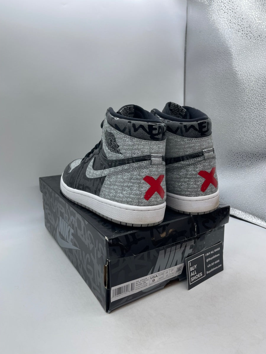 Jordan 1 Retro High OG Rebellionaire 9 (Moderately Worn Pre-Owned) - Image 4