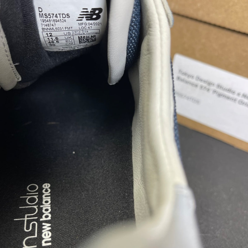 Tokyo Design Studio x New Balance 574 'Pigment Orion Blue' (Size 12) - Image 6