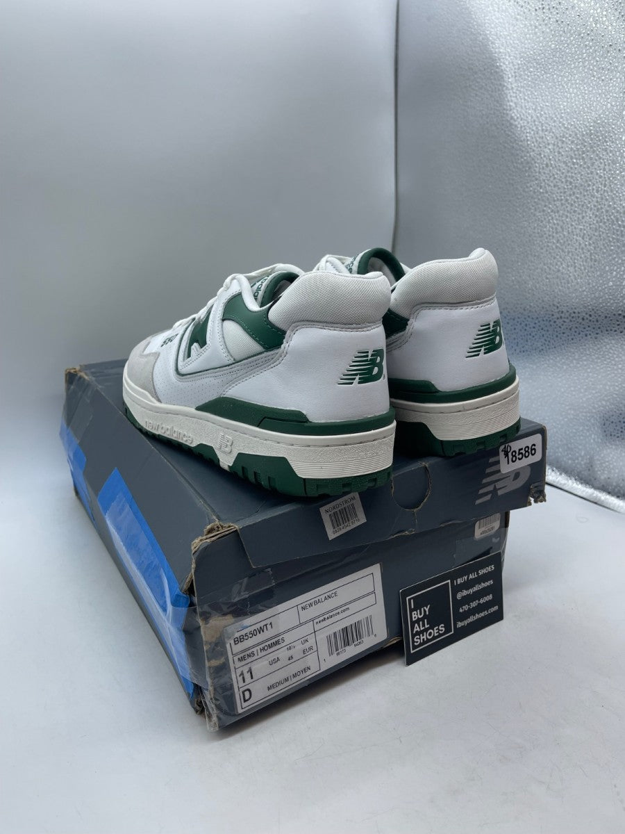 New Balance 550 White Green 11 (Moderately Worn Pre-Owned) - Image 4