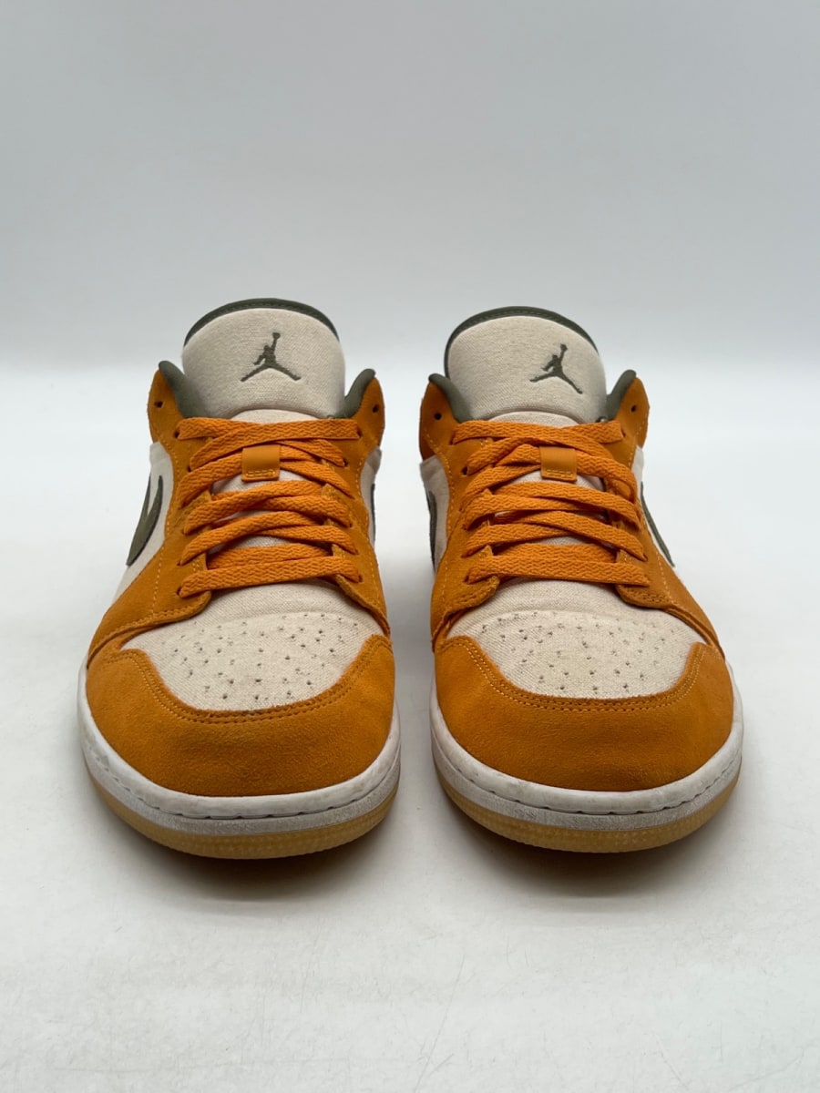 Jordan 1 Low SE Light Curry 12 (Lightly Worn Pre-Owned)JordanOrange/Olive-Sail - Image 2