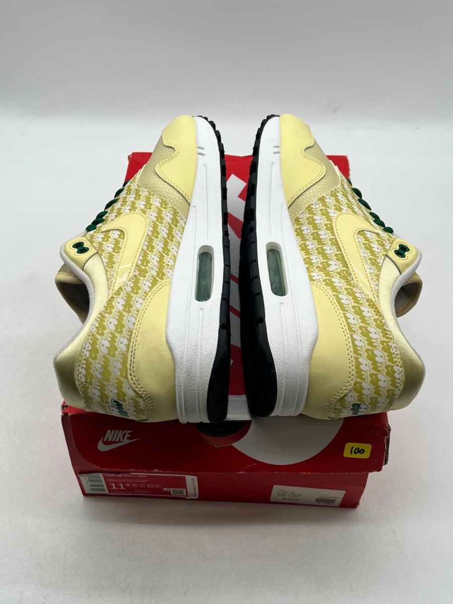 Nike Air Max 1 Lemonade (2020) 11.5 (Lightly Worn Pre-Owned)NikeLemonade/Lemonade-Pine Green-True White - Image 9