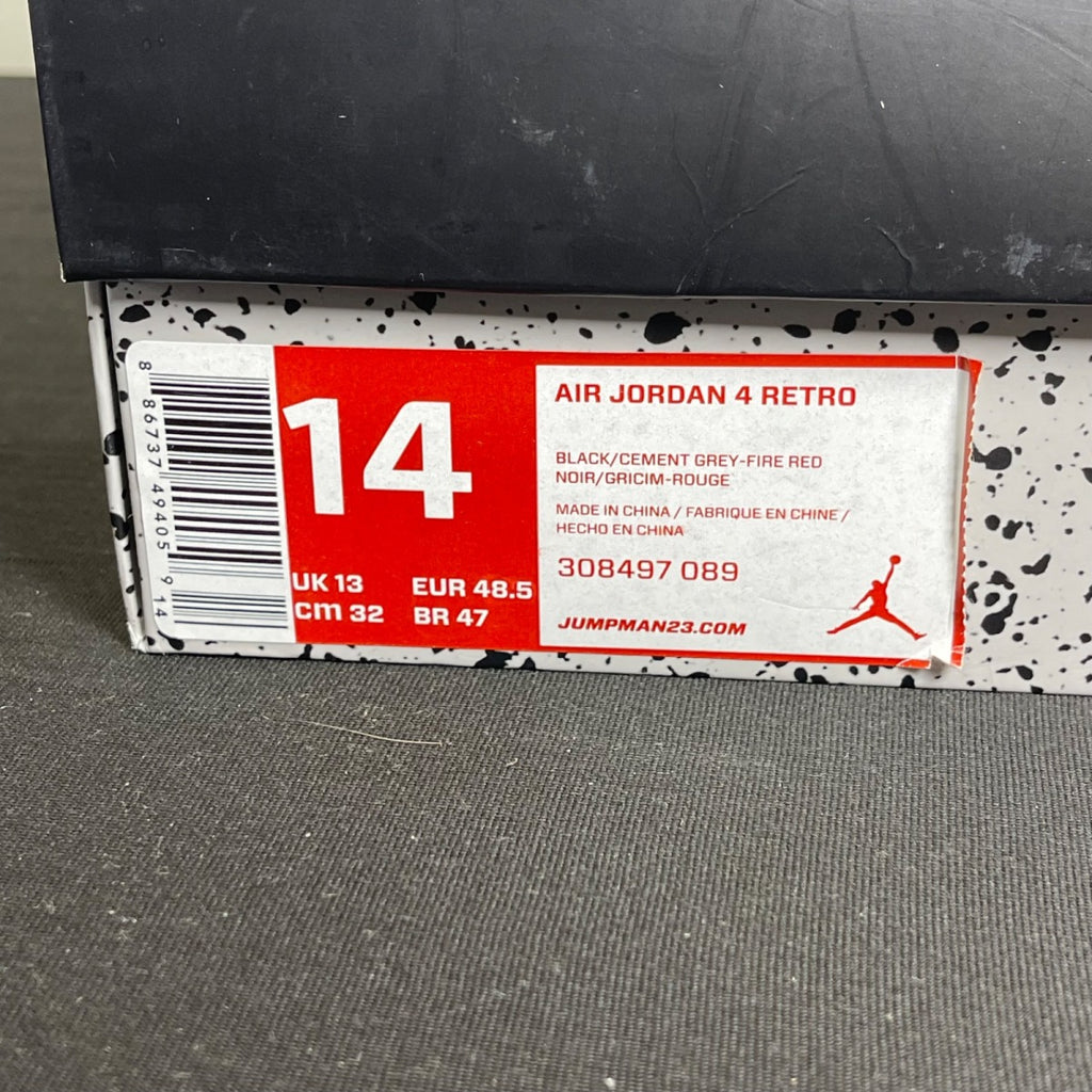 Jordan 4 Retro Black Cement (2012) (Size 14) - Image 7