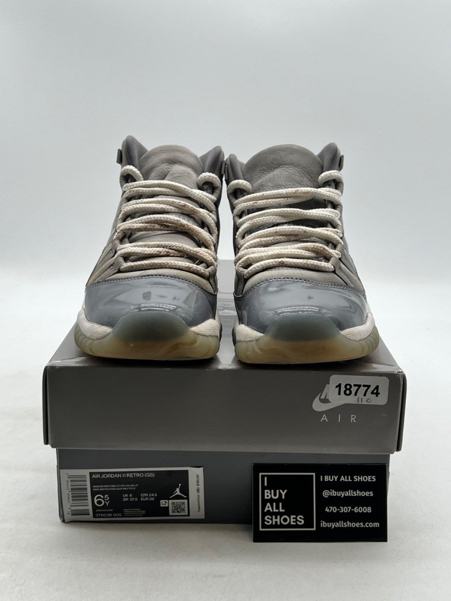 Jordan 11 Retro Cool Grey (2021) (GS) 6.5Y (Heavily Worn Pre-Owned) - Image 2