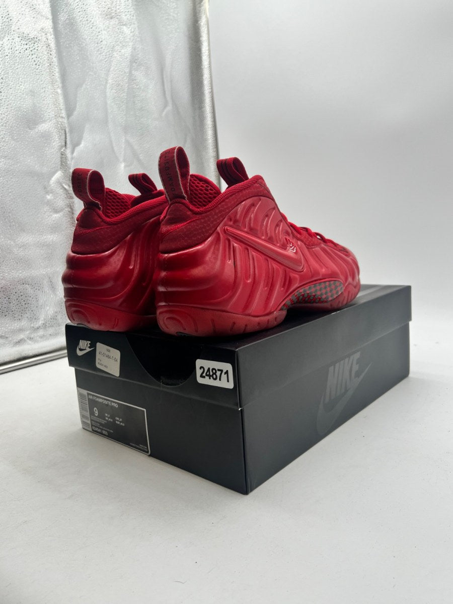 Nike Air Foamposite Pro Red October 9 (Lightly Worn Pre-Owned)NikeGym Red/Gym Red-Black - Image 4
