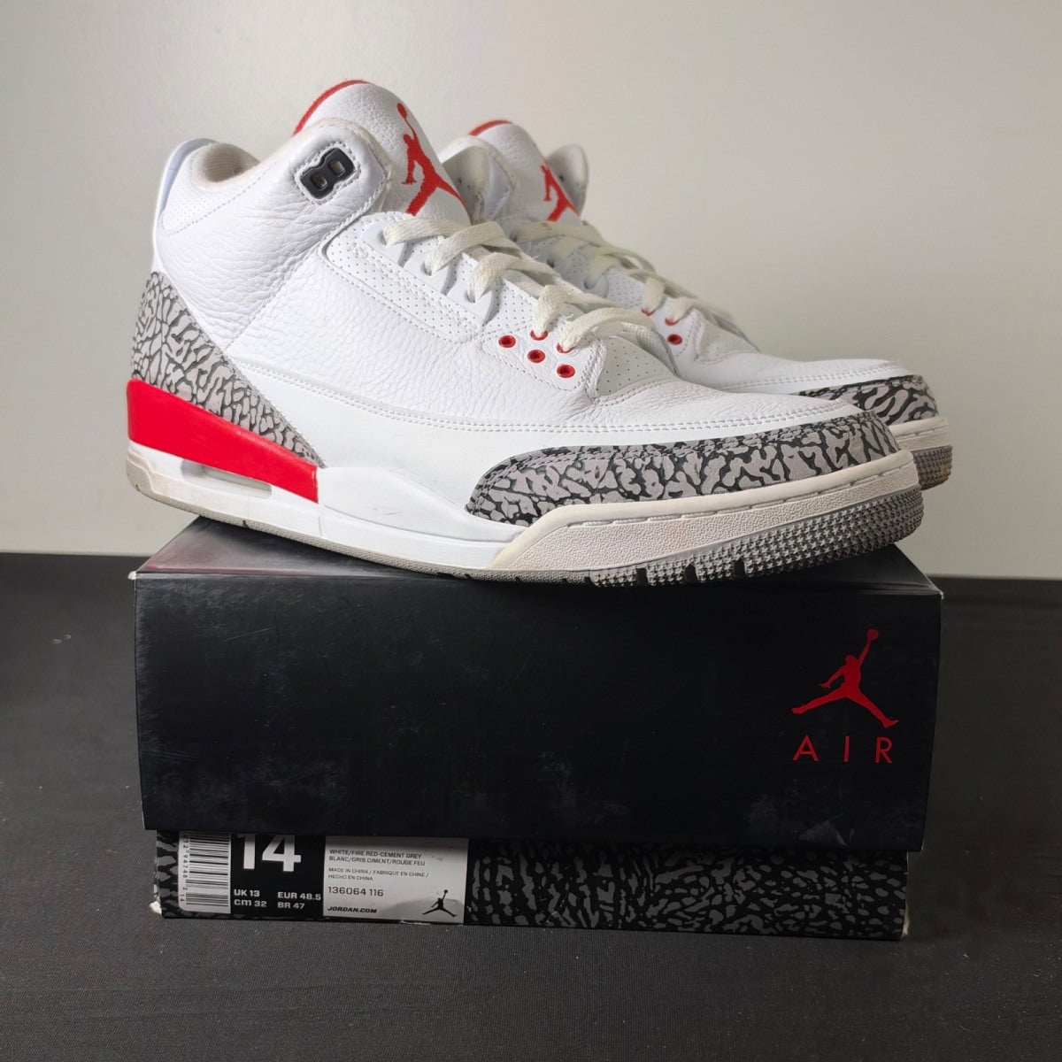 Jordan 3 Retro Hall of Fame (Size 14) - Image 1