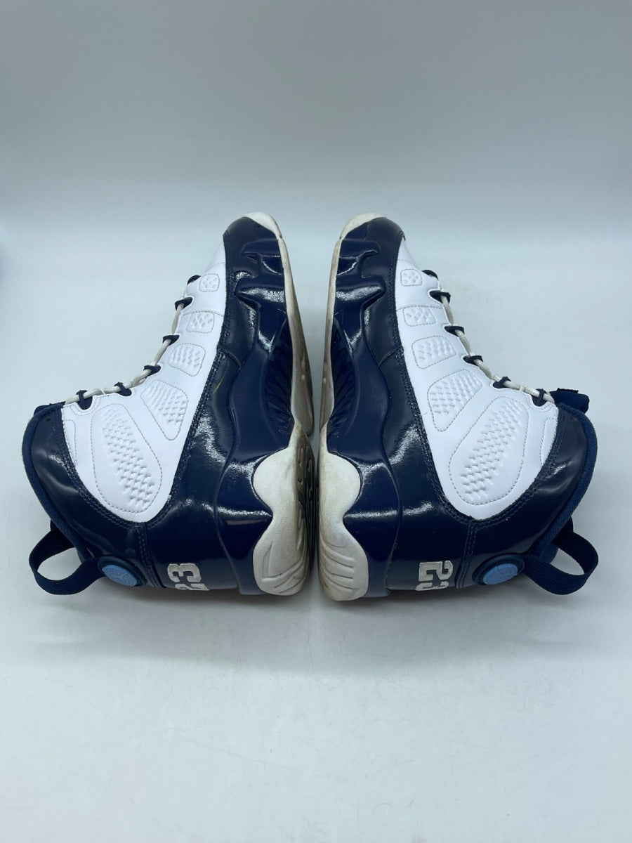 Jordan 9 Retro Pearl Blue 9 (Moderately Worn Pre-Owned)JordanWhite/University Blue-Midnight Navy - Image 6
