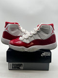 Jordan 11 Retro Cherry (2022) 10 (Lightly Worn Pre-Owned)JordanWhite/Varsity Red/Black - Image 1