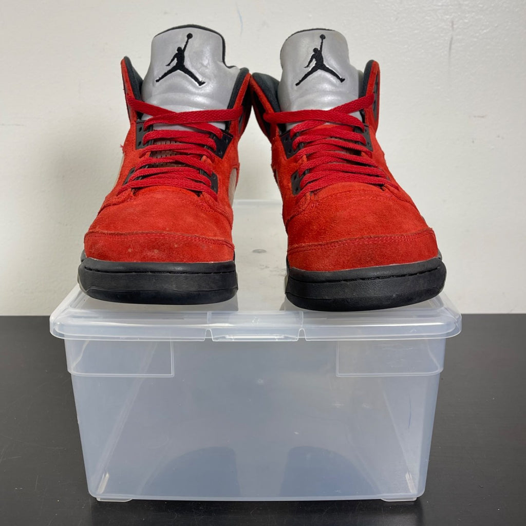 Jordan 5 Retro Raging Bull Red (2021) 8 (Moderately Worn Pre-Owned)JordanVarsity Red/Black-White - Image 2