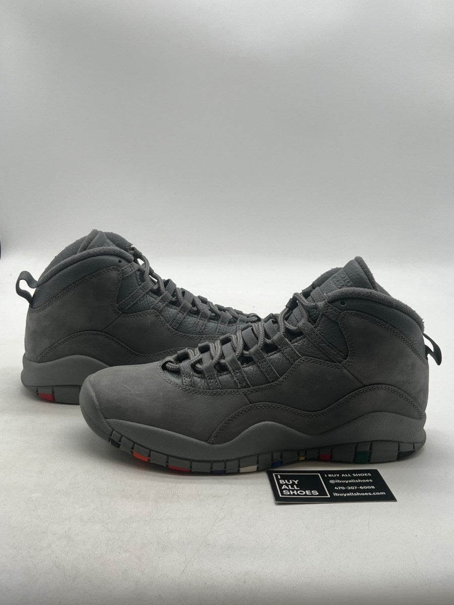 Jordan 10 Retro Cool Grey 10 (Moderately Worn Pre-Owned) - Image 1
