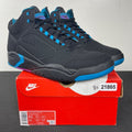 Nike Air Flight Lite II Mid Black Cyber Teal 9.5 (Moderately Worn Pre-Owned)NikeBlack/Cyber Teal/Red Plum/Black - Image 1