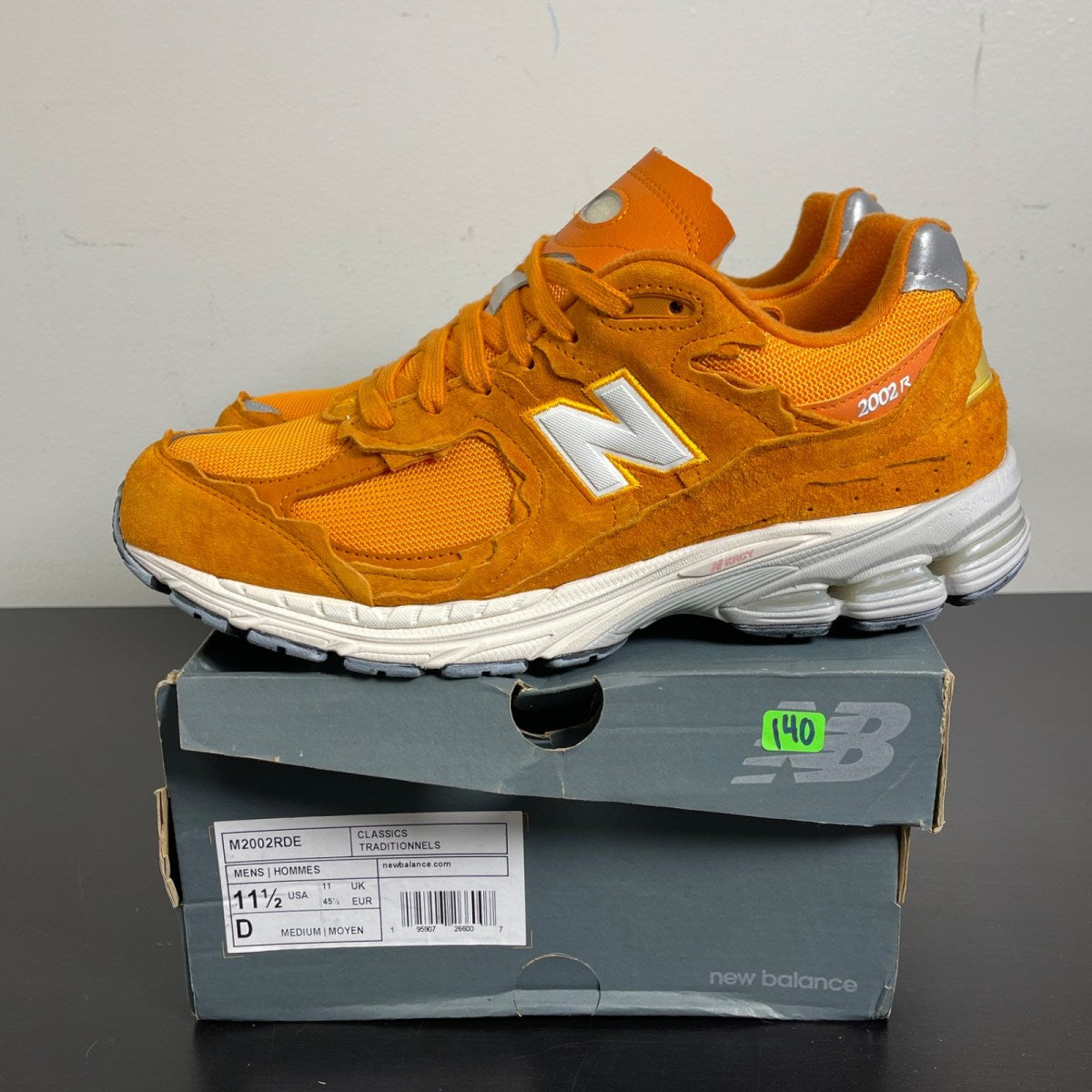 New Balance 2002R Protection Pack Vintage Orange 11.5 (Moderately Worn Pre-Owned)New BalanceVintage Orange/Marigold - Image 3