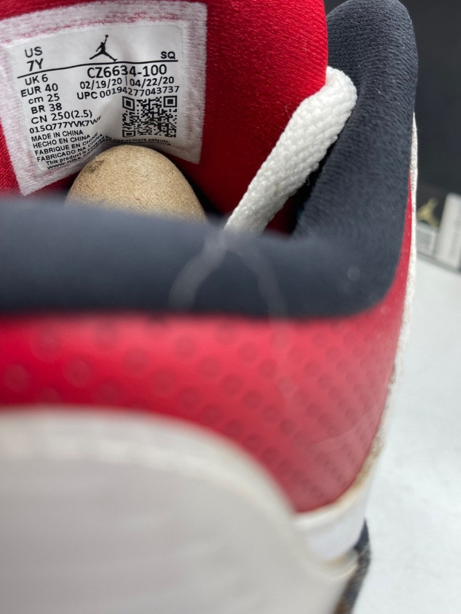 Jordan 3 Retro SE Fire Red Denim (GS) 7Y (Moderately Worn Pre-Owned) - Image 8