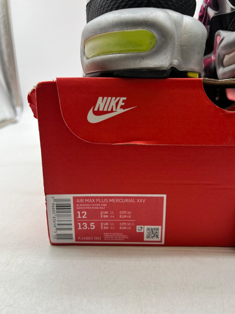 Nike Air Plus Mercurial XXV Hyper Pink and Volt 12 (Moderately Worn Pre-Owned) - Image 6
