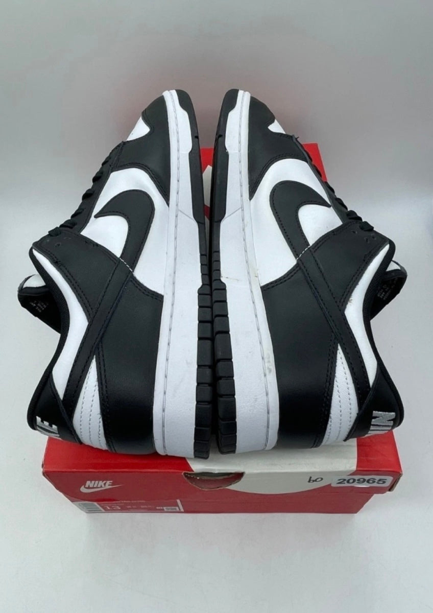 Nike Dunk Low Retro White Black Panda 13 (Lightly Worn Pre-Owned)NikeWhite/Black - Image 3