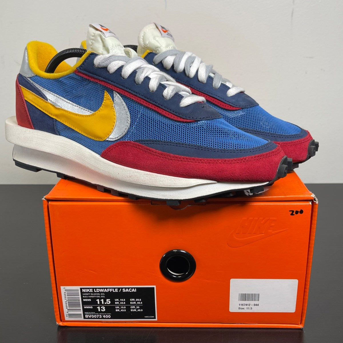 Nike LD Waffle sacai Varsity Blue 11.5 (Moderately Worn Pre-Owned)Nike - Image 1