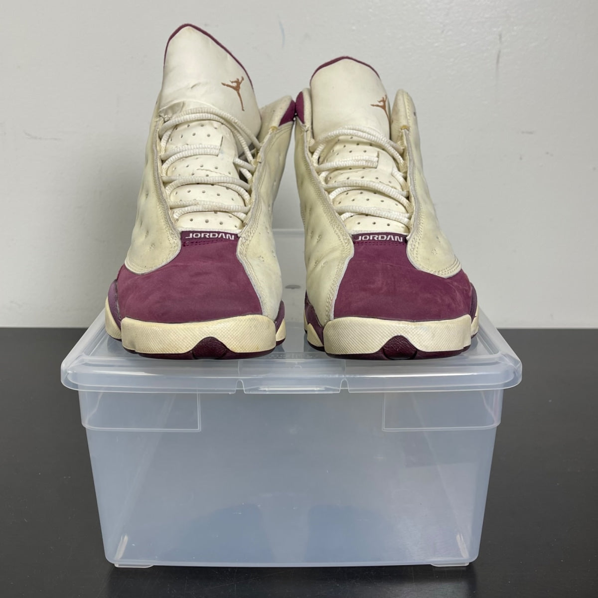 Jordan 13 Retro Bordeaux (GS) 8.5Y (Moderately Worn Pre-Owned)JordanSail/Metallic Red Bronze-Bordeaux - Image 2